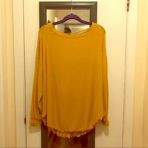 Free People Boho Low Back Blouse